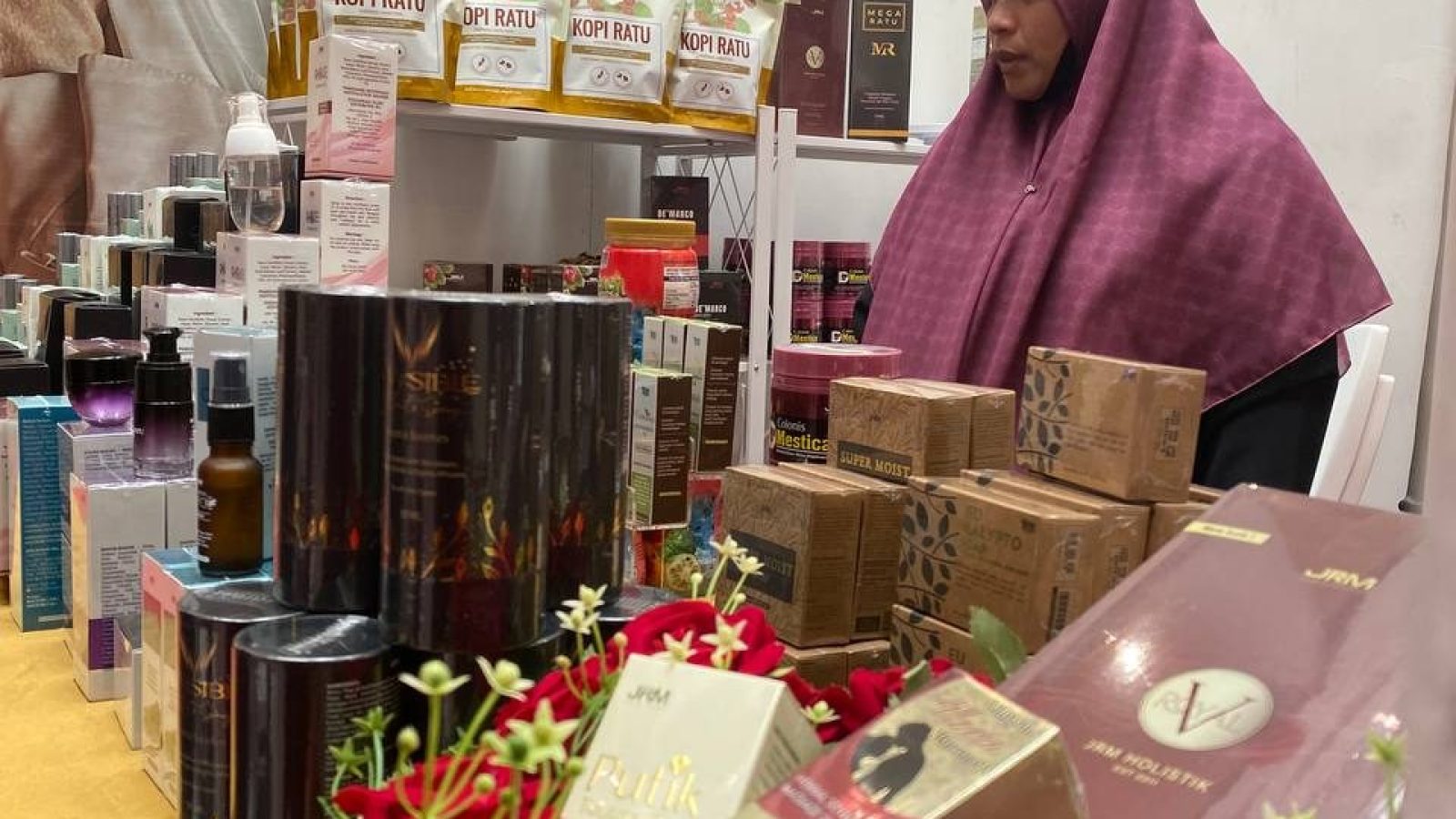 Rangkaian produk JRM di booth Festival Pengantin Mydin Mall Seremban 2