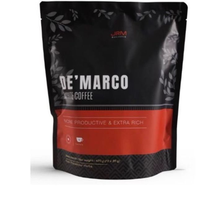 De'Marco White Coffee, produk JRM